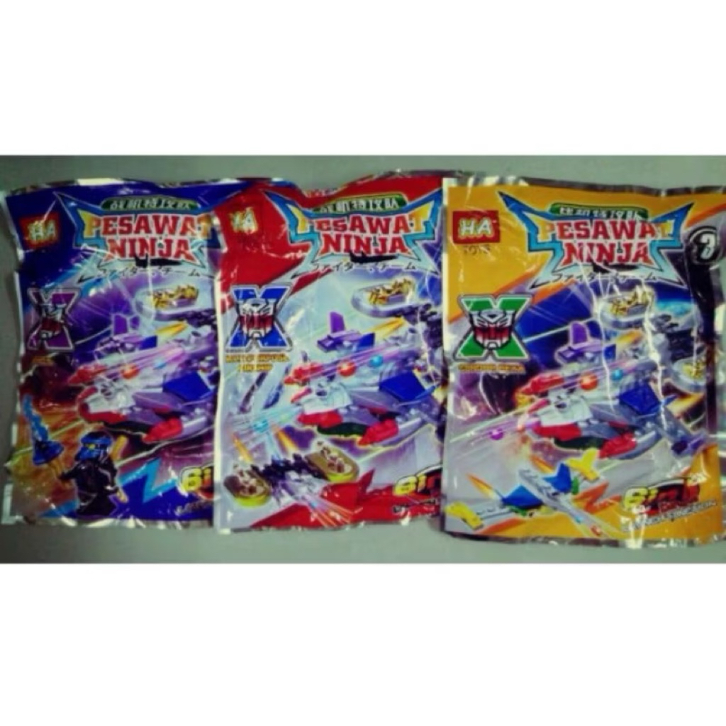 Robot rakitan pesawat / lego rakitan/ mainan blok edukasi