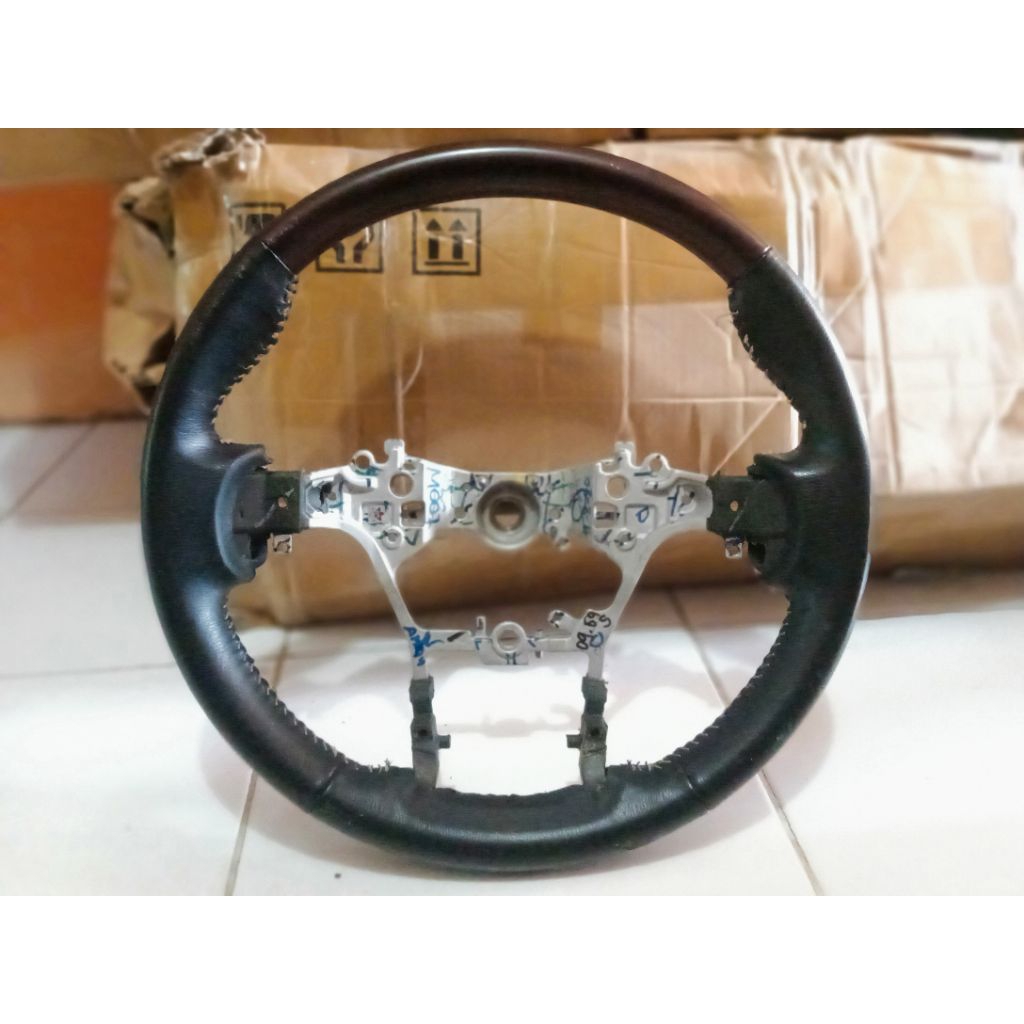 lingkar stir innova rebbon woud kayu original