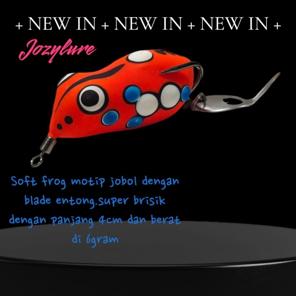 Soft frog 4cm.blade entong / Soft frog rasa jaws 4cm