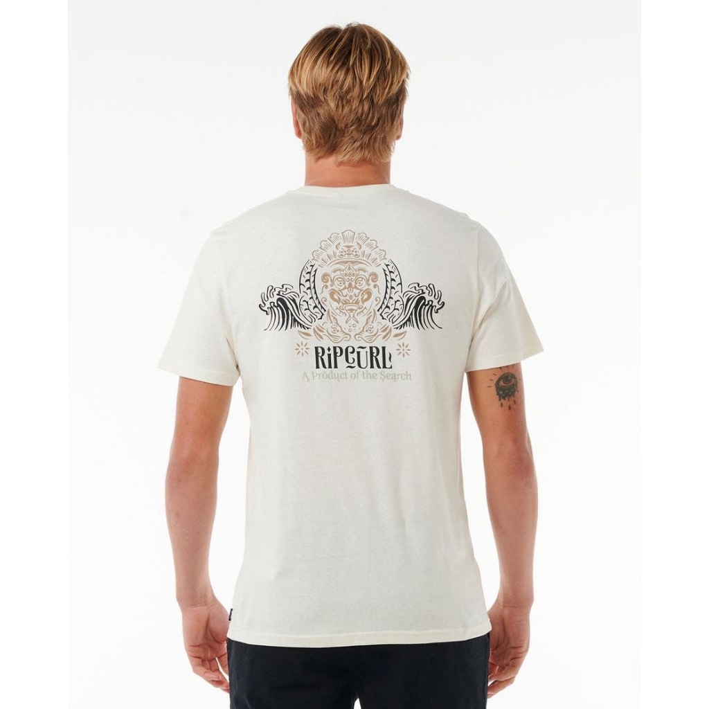 kaos ripcurl down the line tee white bone original