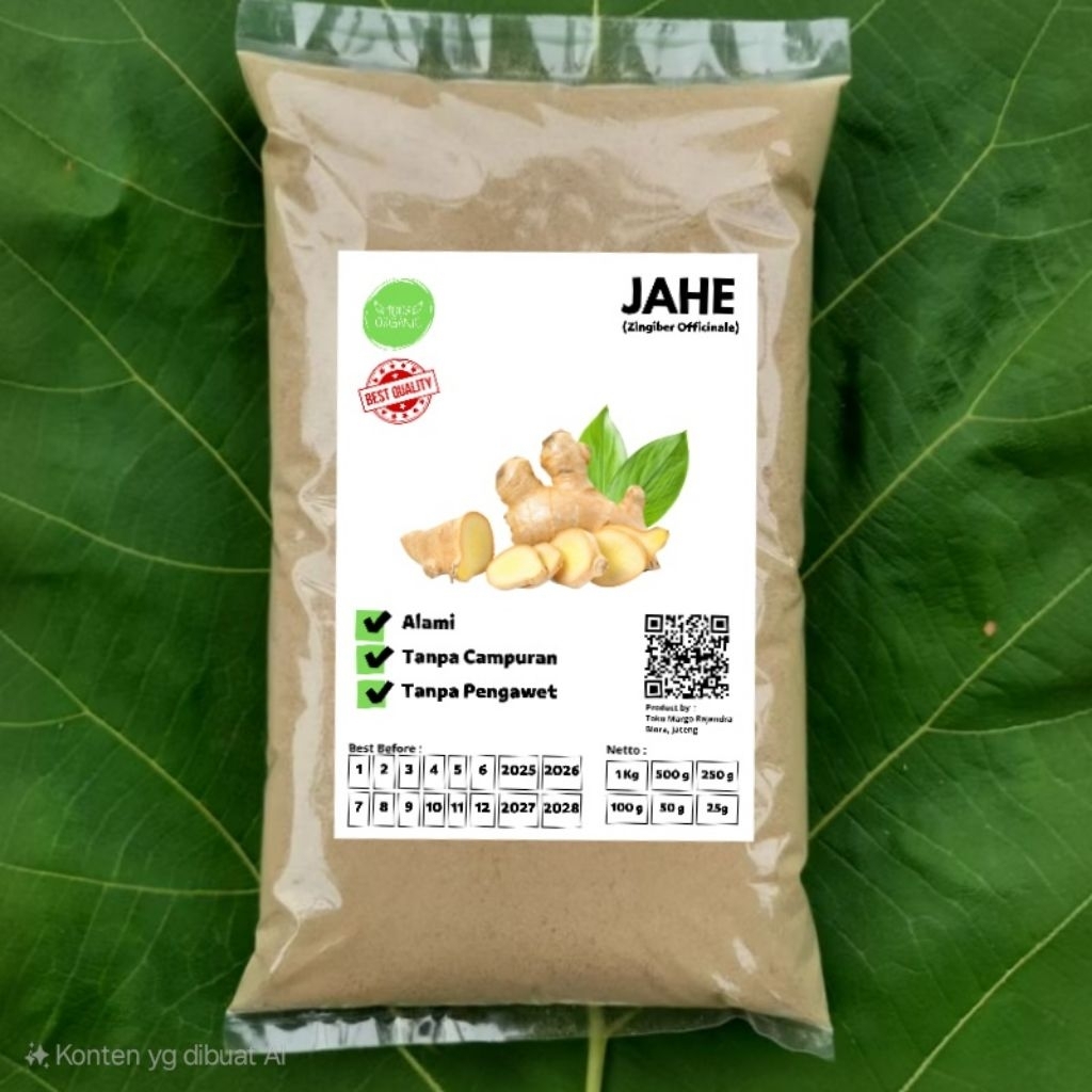 

Bubuk Serbuk Jahe 250 Gram Murni