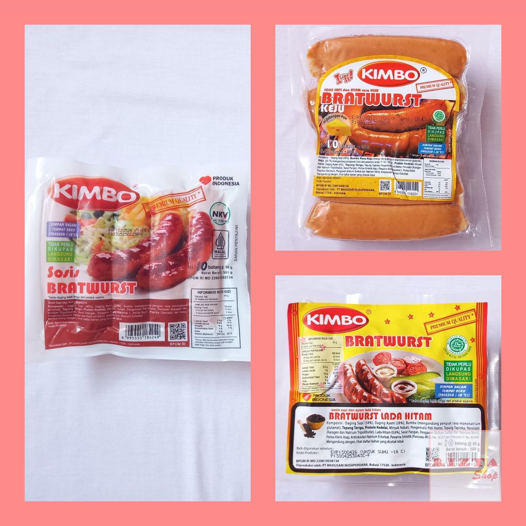 

Sosis Bratwurst Kimbo