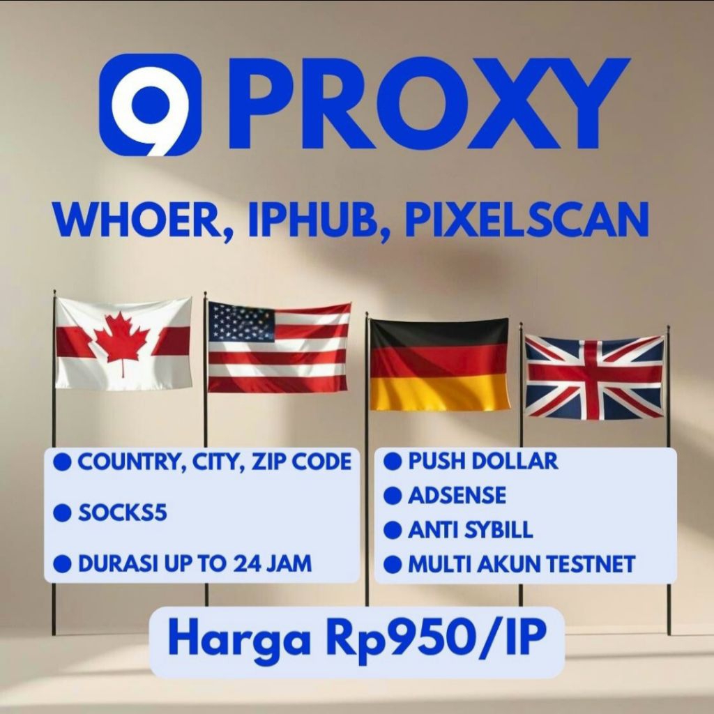 PROXY PREMIUM RESIDENTIAL FULL SPEED ROTATING STICKY 9PROXY