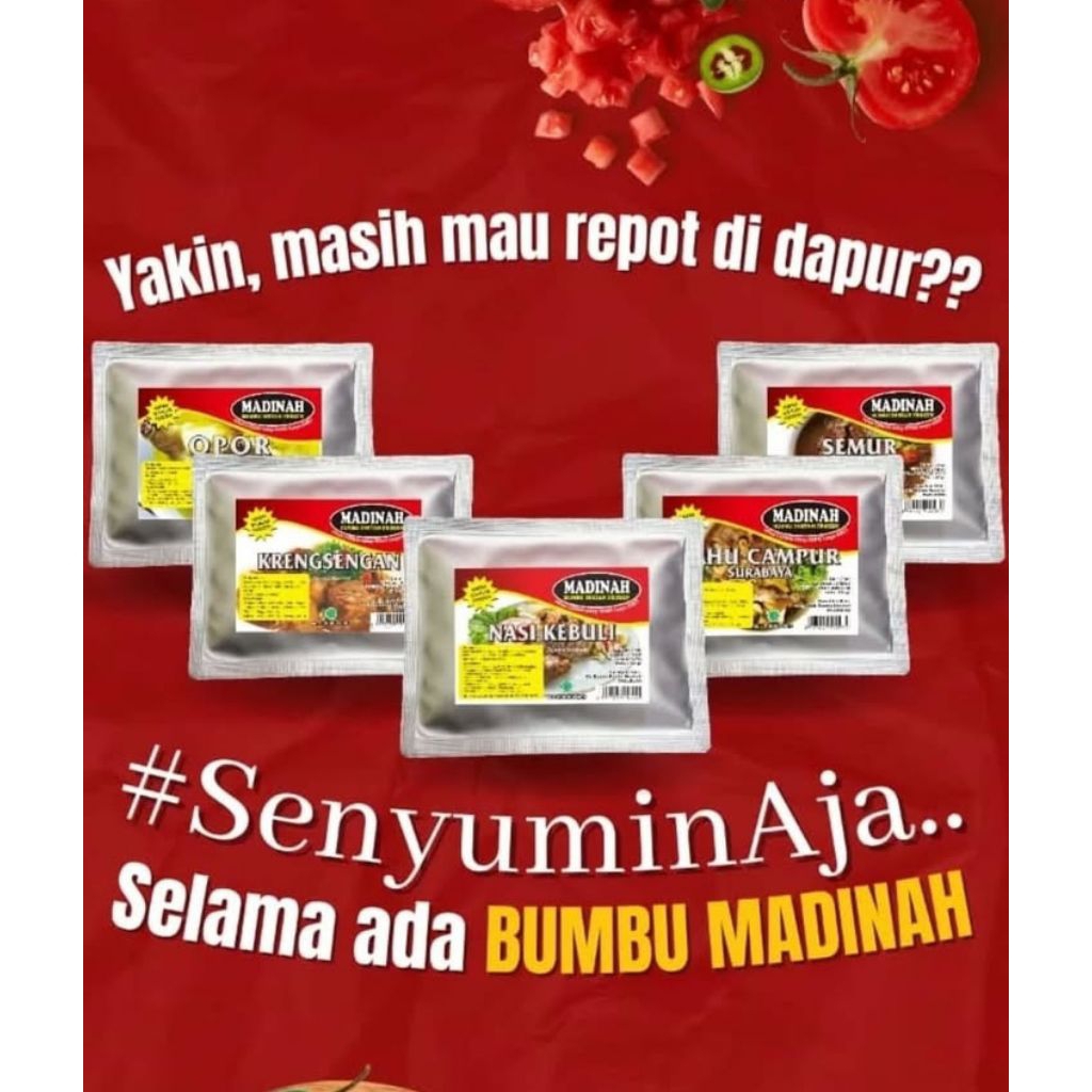 

bumbu instan 100% Tampa pengawet (bumbu Madinah)