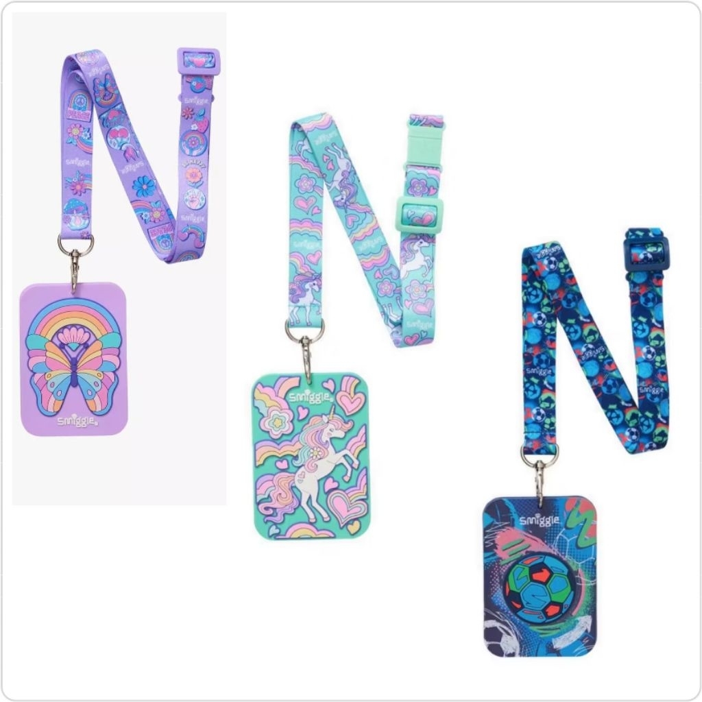 

(ORIGINAL) Smiggle Bag Tag / Lanyard Bus Pass / Keyring (Aksesoris Smiggle Original)