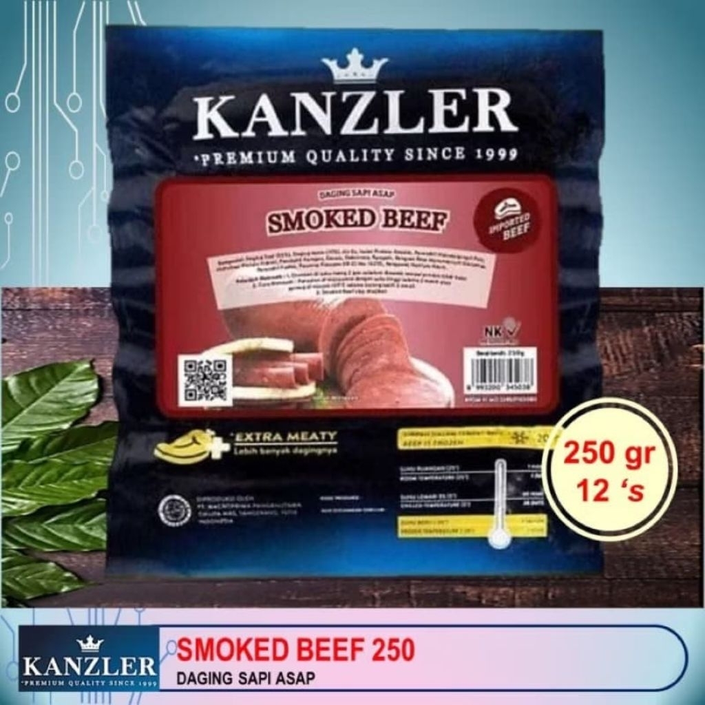 

Kanzler smoked beef 250 gr