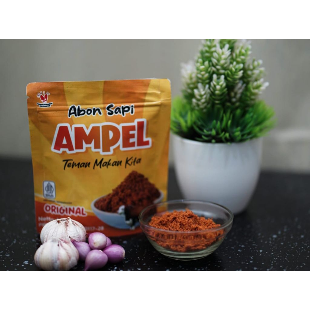 

ABON AYAM DAN SAPI CAP AMPEL 100GR