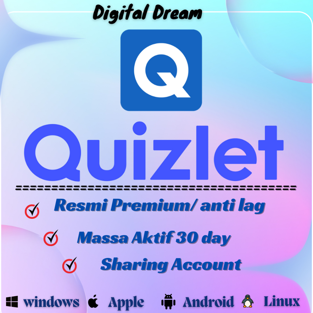 *Quizlet Plus*[Lifetime]  Premium Private Account