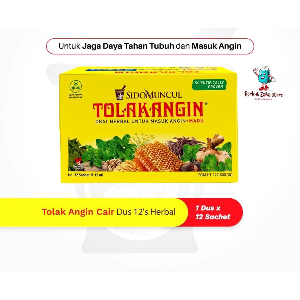 

Tolak Angin Cair SIDOMUNCUL Isi 12/ Tolak Angin Cair Daya Tahan Tubuh