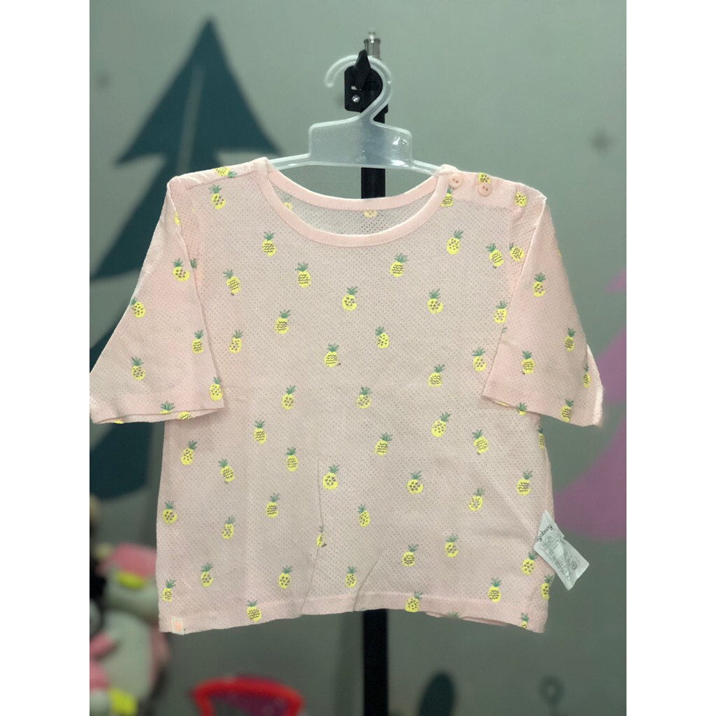 PRELOVED Baju bayi atasan nanas model jaring agabang