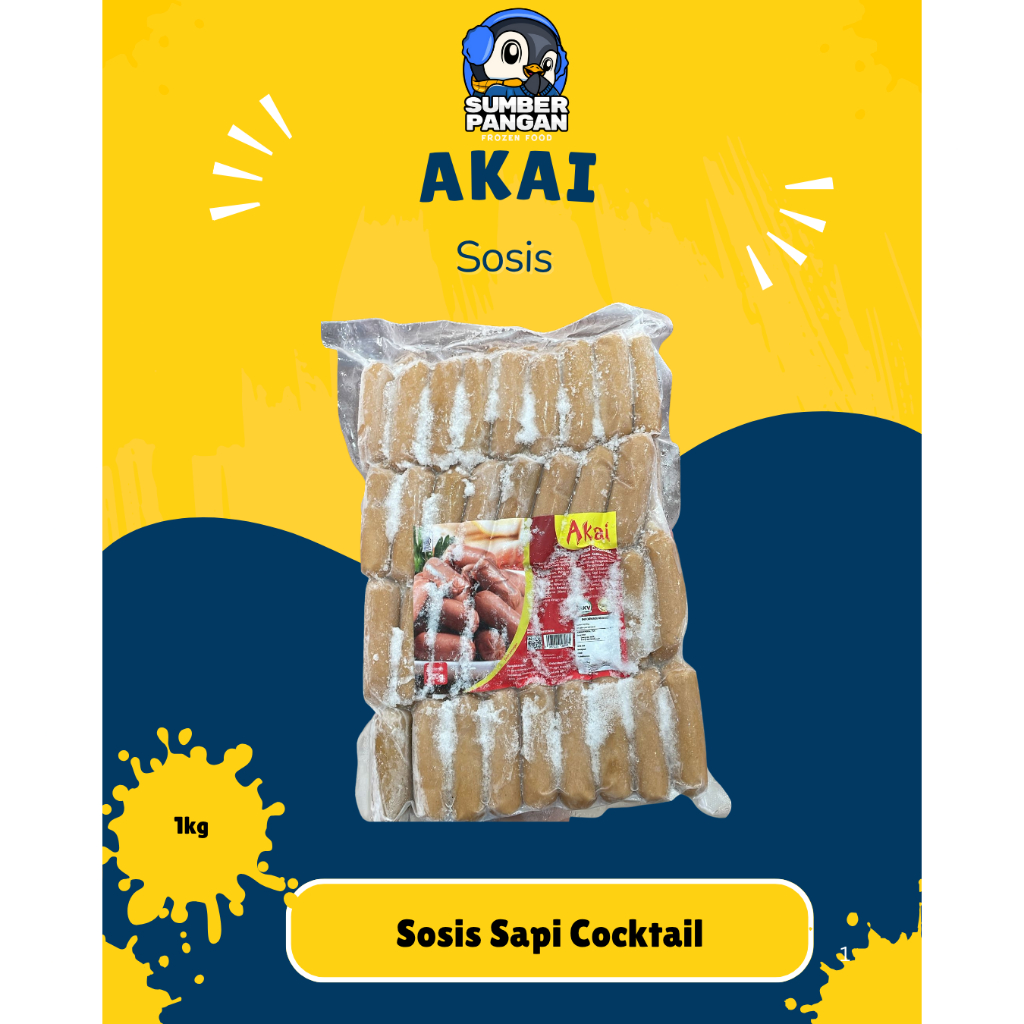 

Akai Sosis Sapi Cocktail 1kg