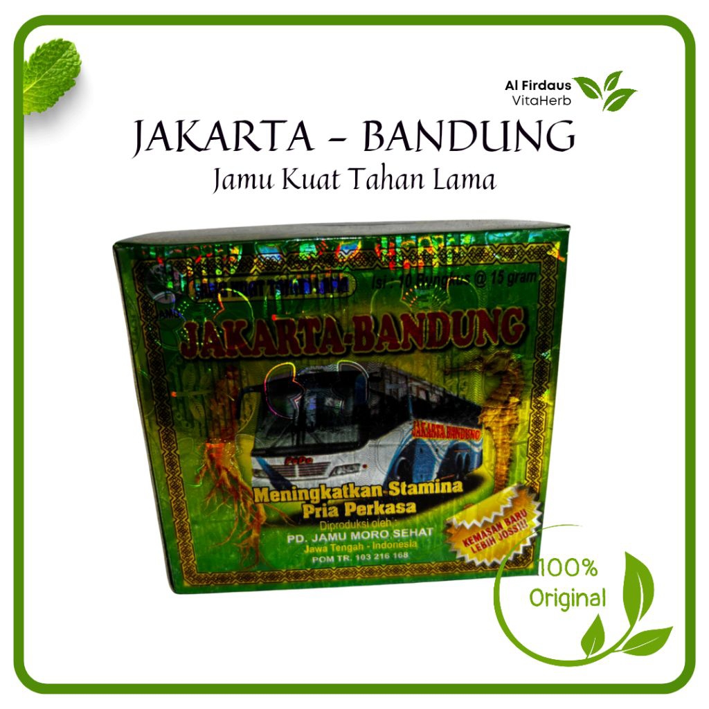 

Jak Ban hijau - Herbal untuk bantu Tingkatkan Vitalitas & Stamina Pria Dewasa