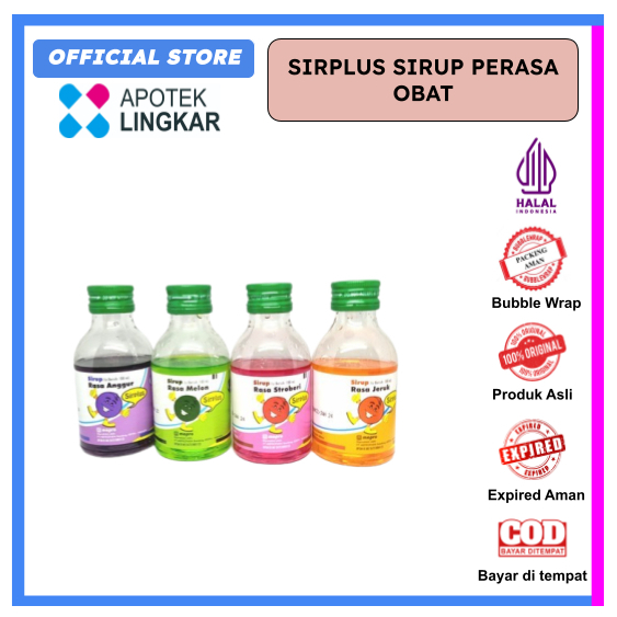 

SIRPLUS SIRUP PEMANIS OBAT 100ml