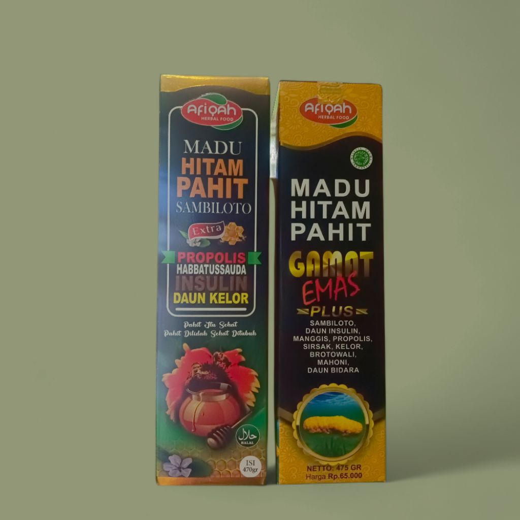 

Madu Hitam Pahit Afiqah 475 gram
