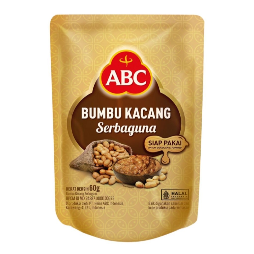 

ABC Saus Bumbu Kacang Serbaguna Pouch 60 g