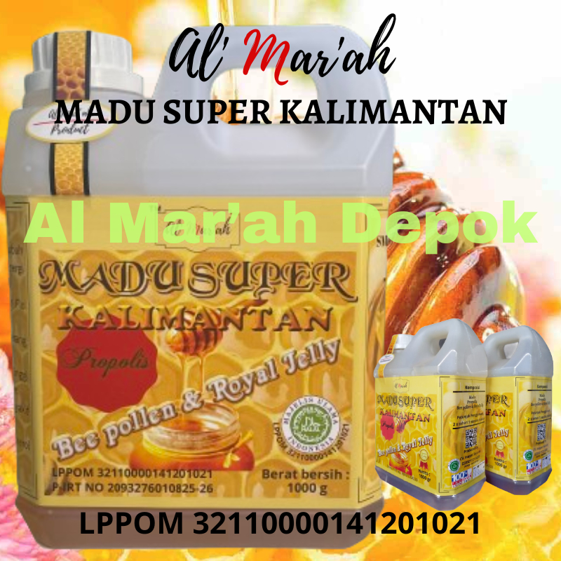 

Best Seller Madu Super Kalimantan 1kg Beepollen dan Royal Jelly