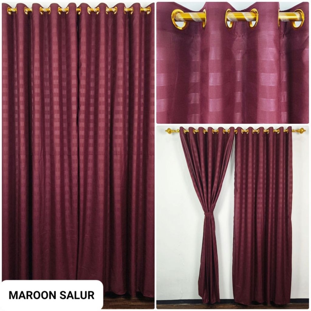 BISA GORDEN POLOS MAROON SALUR ESTETIK WARNA MERAH TUA GORDYN MURAH KORDEN SMOKERING 12 HORDEN PINTU