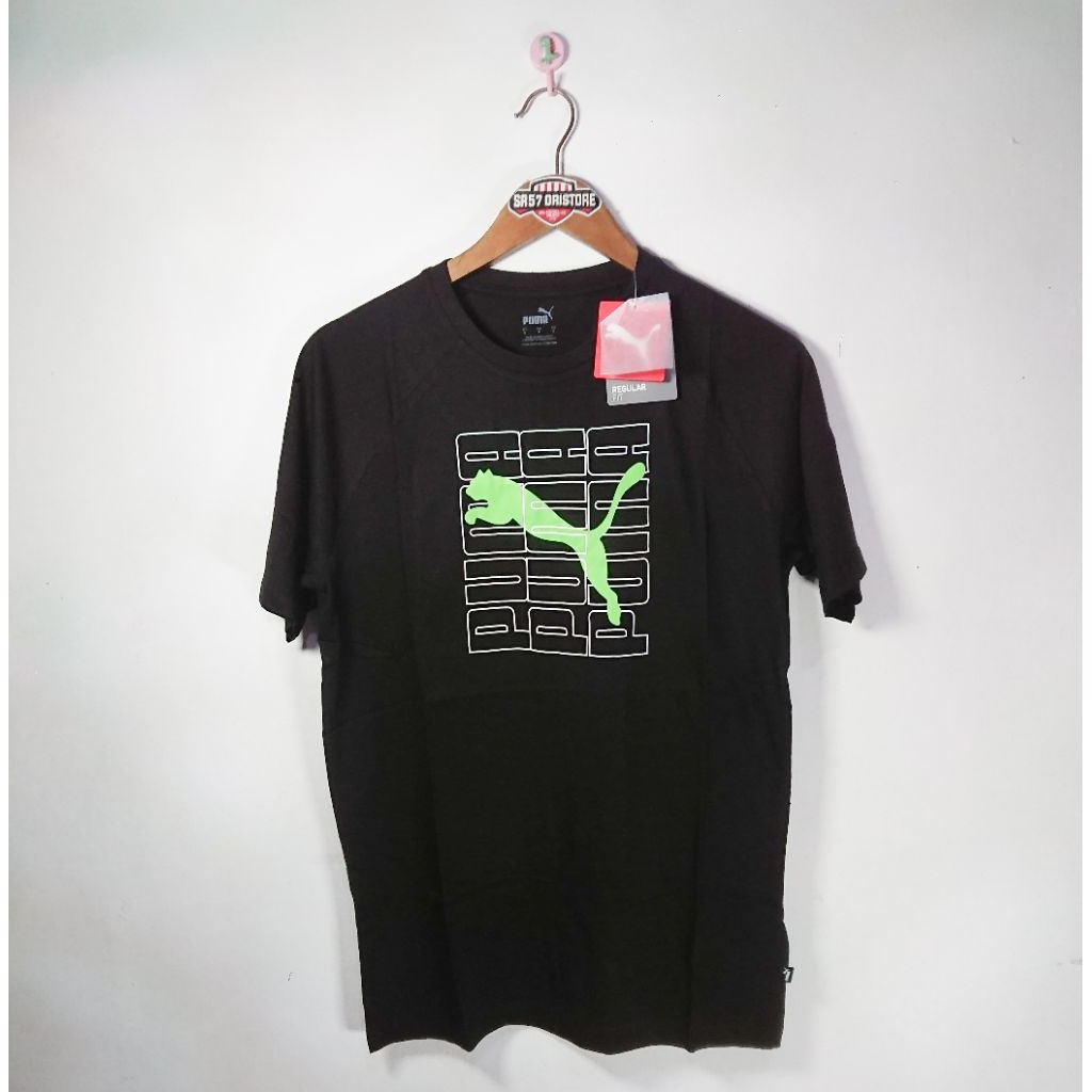 Kaos Pm Dimensional Graphic Hitam