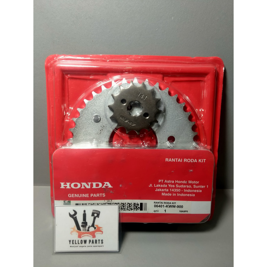 GEAR SET GIR SET HONDA REVO 110 KWW 06401-KWW-900