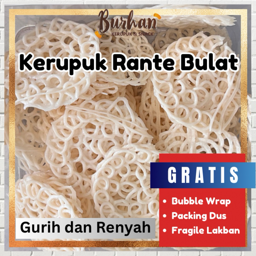 

Kerupuk Mentah Rante Bulat 250gr | Murah, Enak, Renyah, Mudah Digoreng