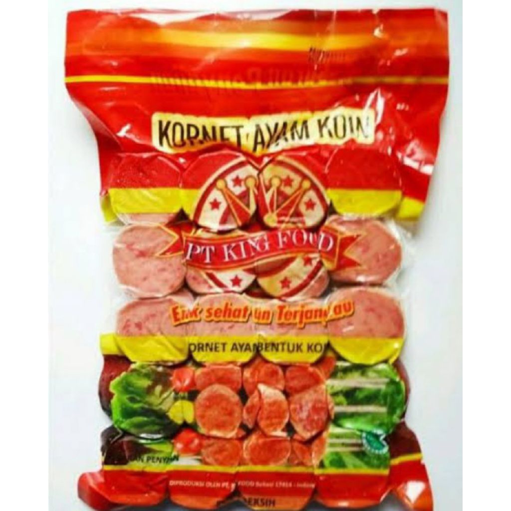 

KINGSFOOD KORNET AYAM KOIN 450gr
