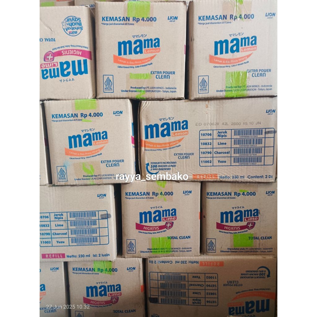 MAMA LEMON Sabun cuci piring 4000 (1 DUS)
