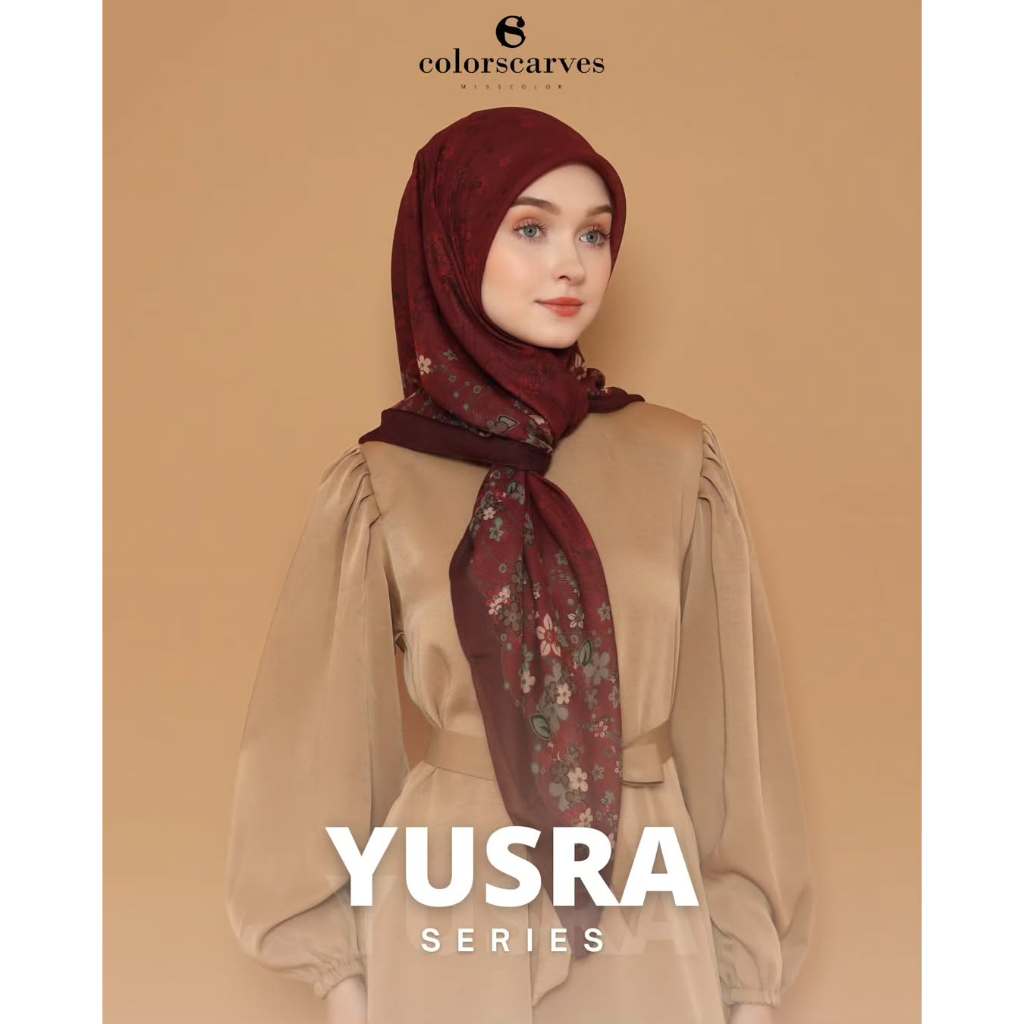 YUSRA Miss Color Voile Scarf - Hijab Ultrafine Soft, 120*120 cm