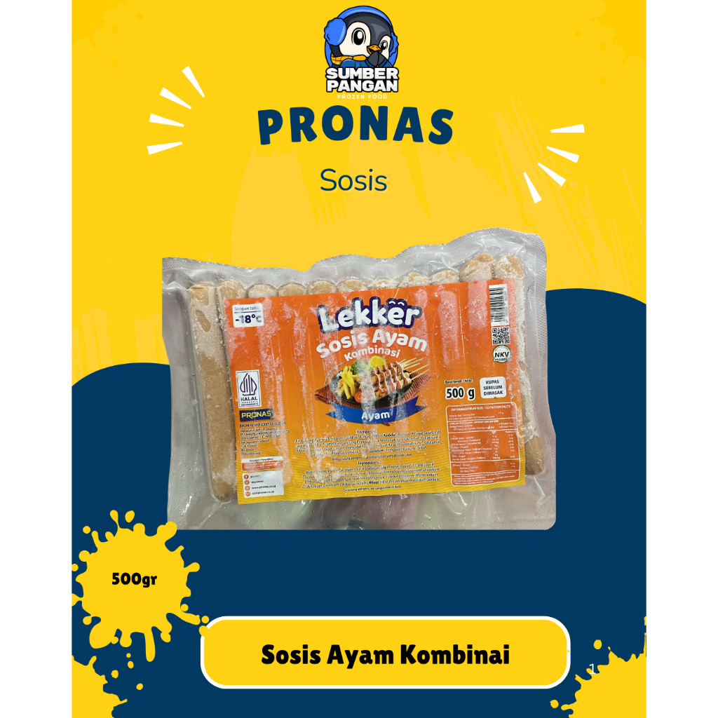 

Umia-mi Sosis Ayam kombinasi 500gr&Sosis Sapi Kombinasi 500gr