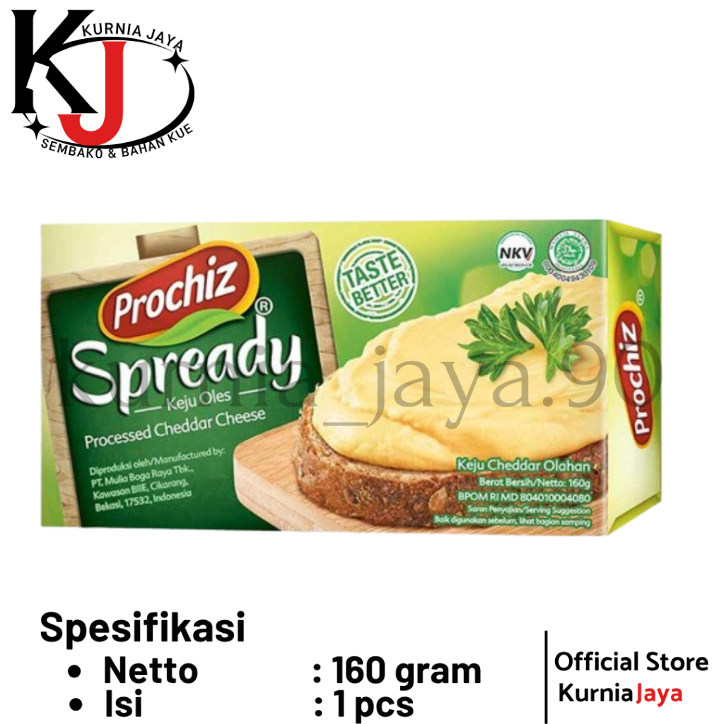 

[ PROCHIZ ] Keju Spready 160gr