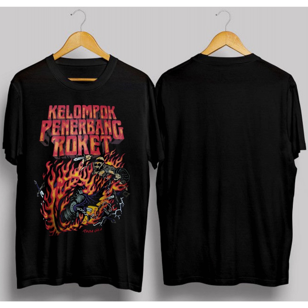 Kaos Band Kelompok Penerbang Roket T-shirt Distro Musik