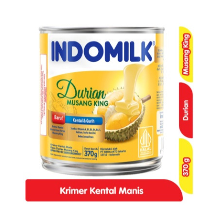 

Indomilk Krimer Kental Manis Durian Musang King 370 g