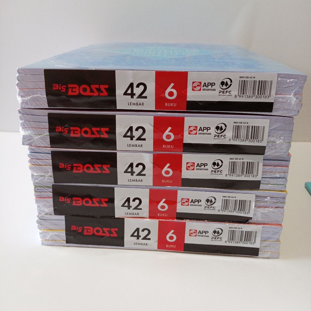 

( 6 buku) Buku Tulis BIG BOSS 42 lembar