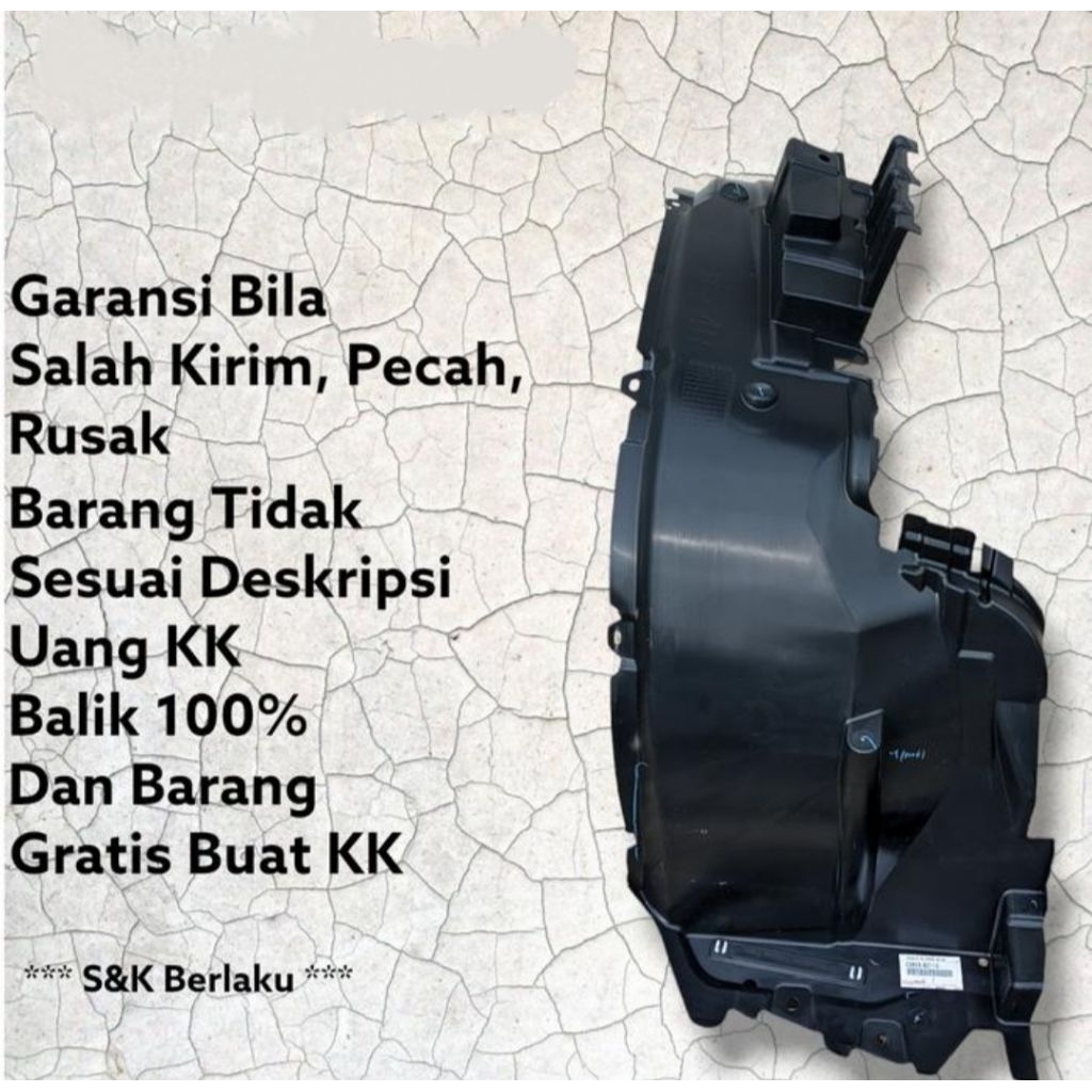 Liner Fender Spakboar Rush 2018-2020 Rush Terios Original