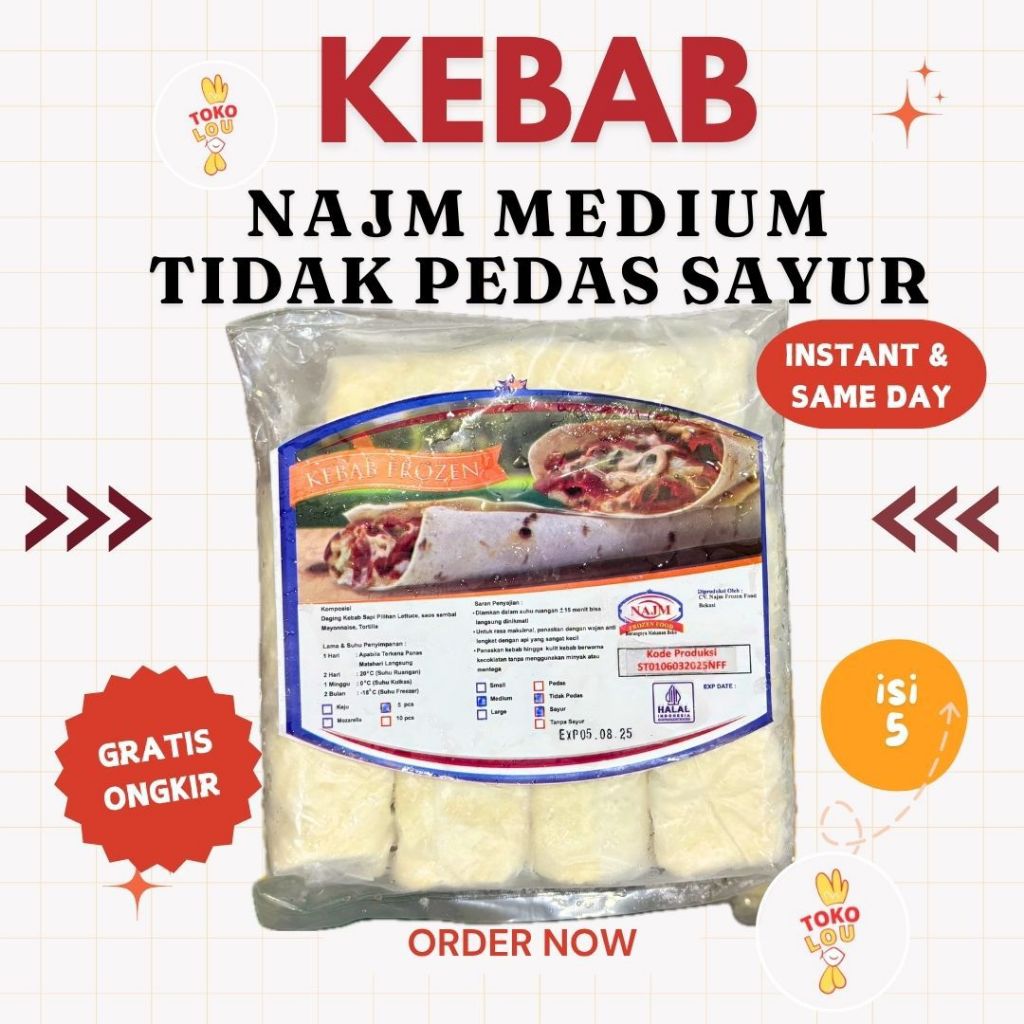 

NAJM KEBAB ALL VARIANT