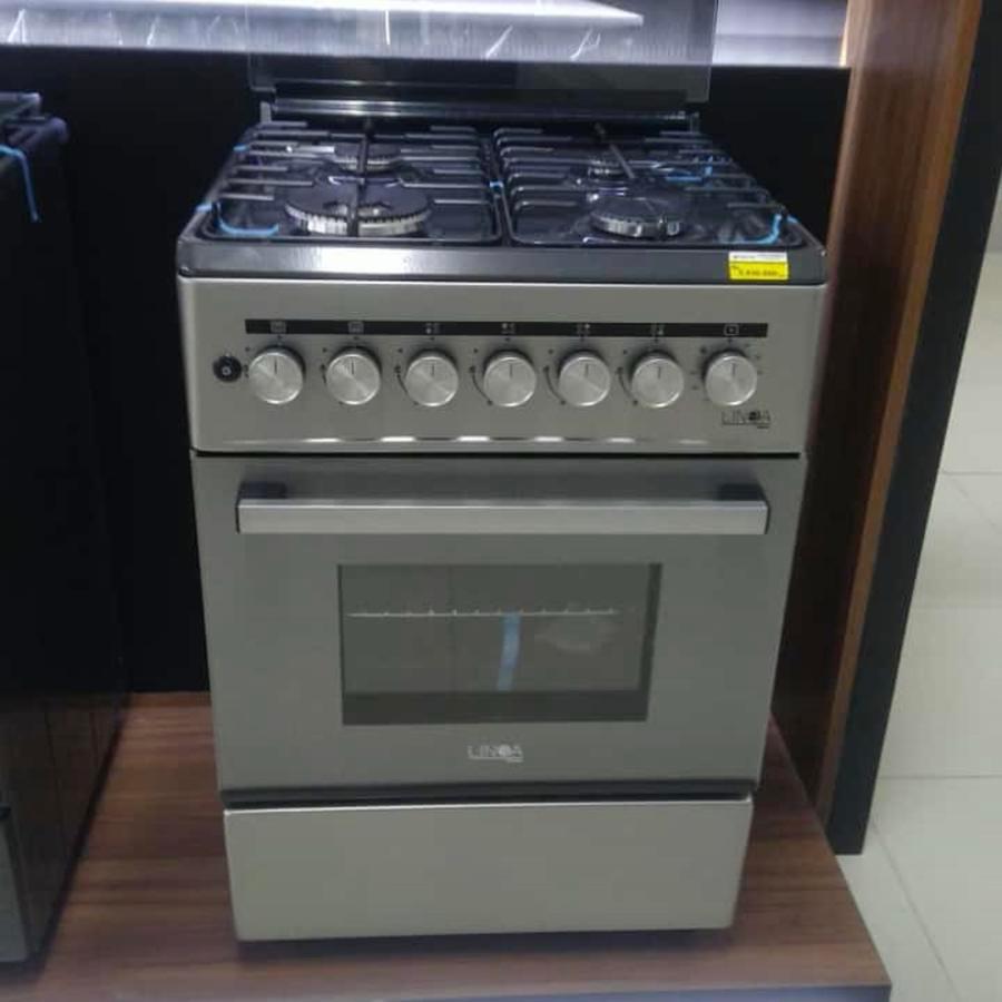 Freestanding Cooker Linea By Teka LFS 584 Silver Kompor Gas dengan Oven