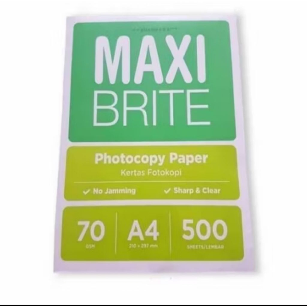 

kertas HVS MAXI BRITE A4 70 GSM
