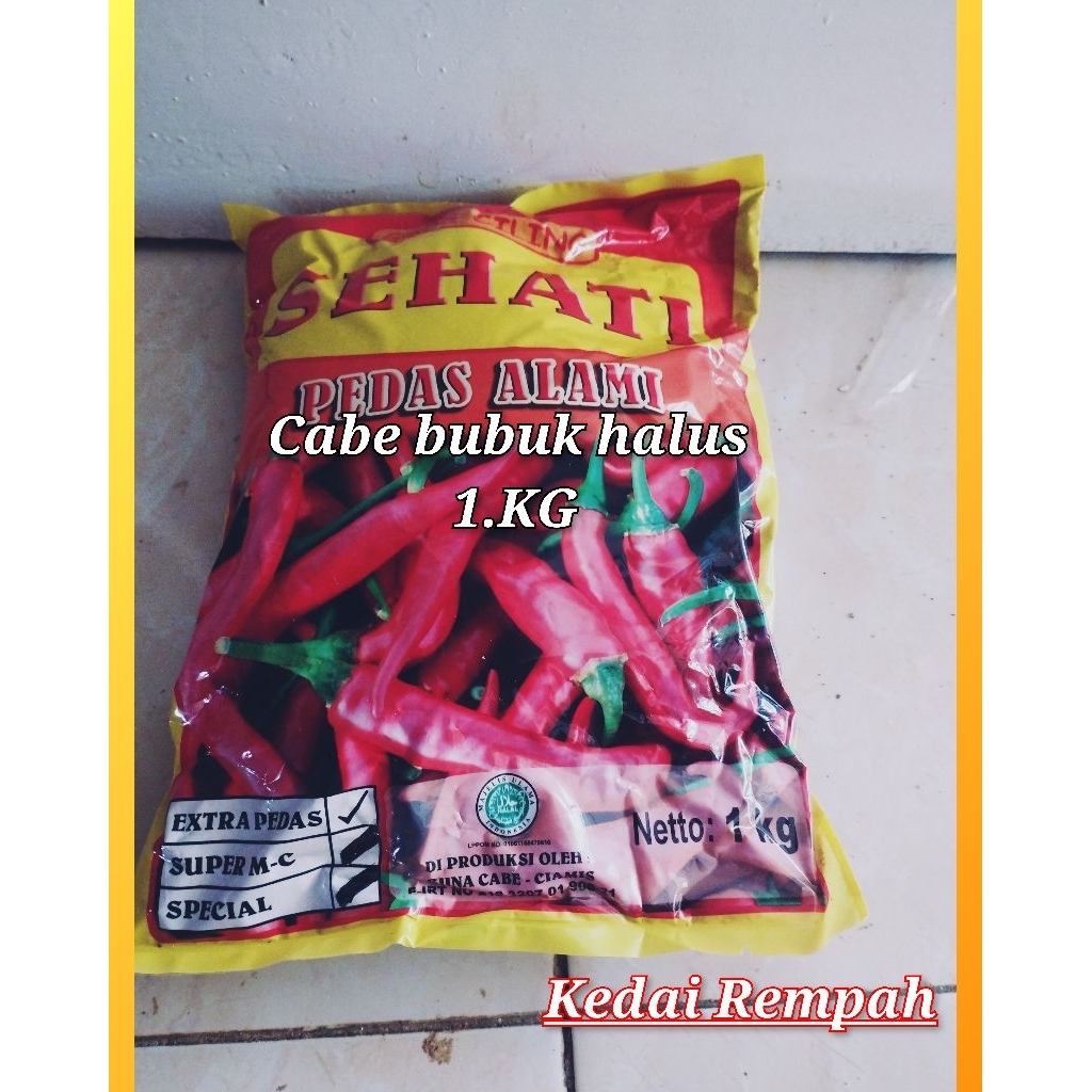

1kg CABE BUBUK HALUS SEHATI EXTRA PEDAS PROMO