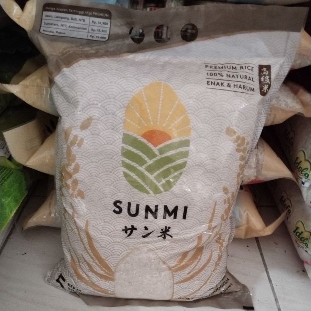 

Beras cap Sunmi 5kg -free ongkir