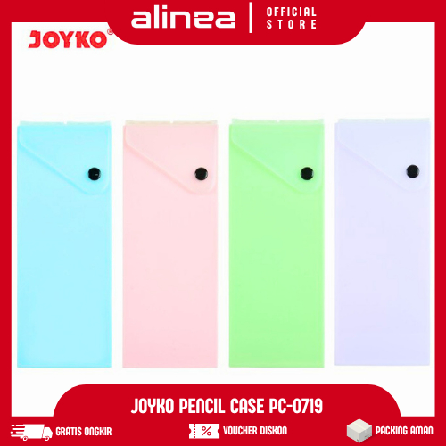 

[GROSIR 1/3/6/12 PCS] Tempat pensil plastik joyko Joart Pencil Case PC0719
