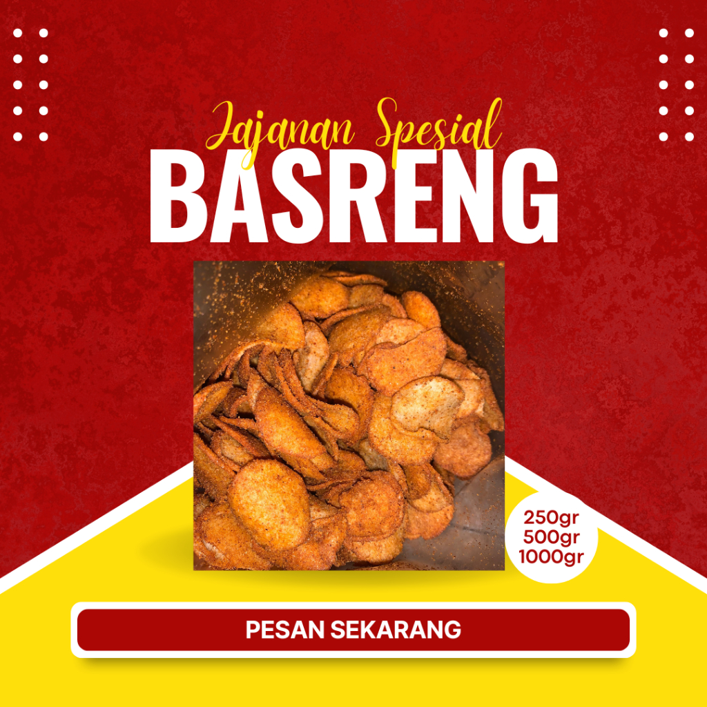 

Jajanan Spesial Basreng VIRAL 250gr - 500gr 1000gr GURIH DAN RENYAH