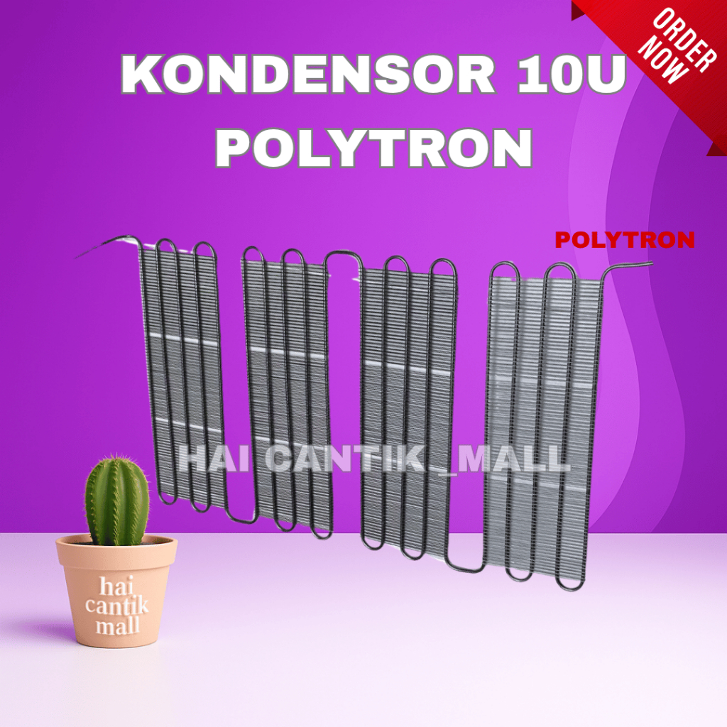 KONDENSOR 10U ORIGINAL POLYTRON – BISA UNTUK SHOWCASE, KULKAS & PENDINGIN LAINNYA