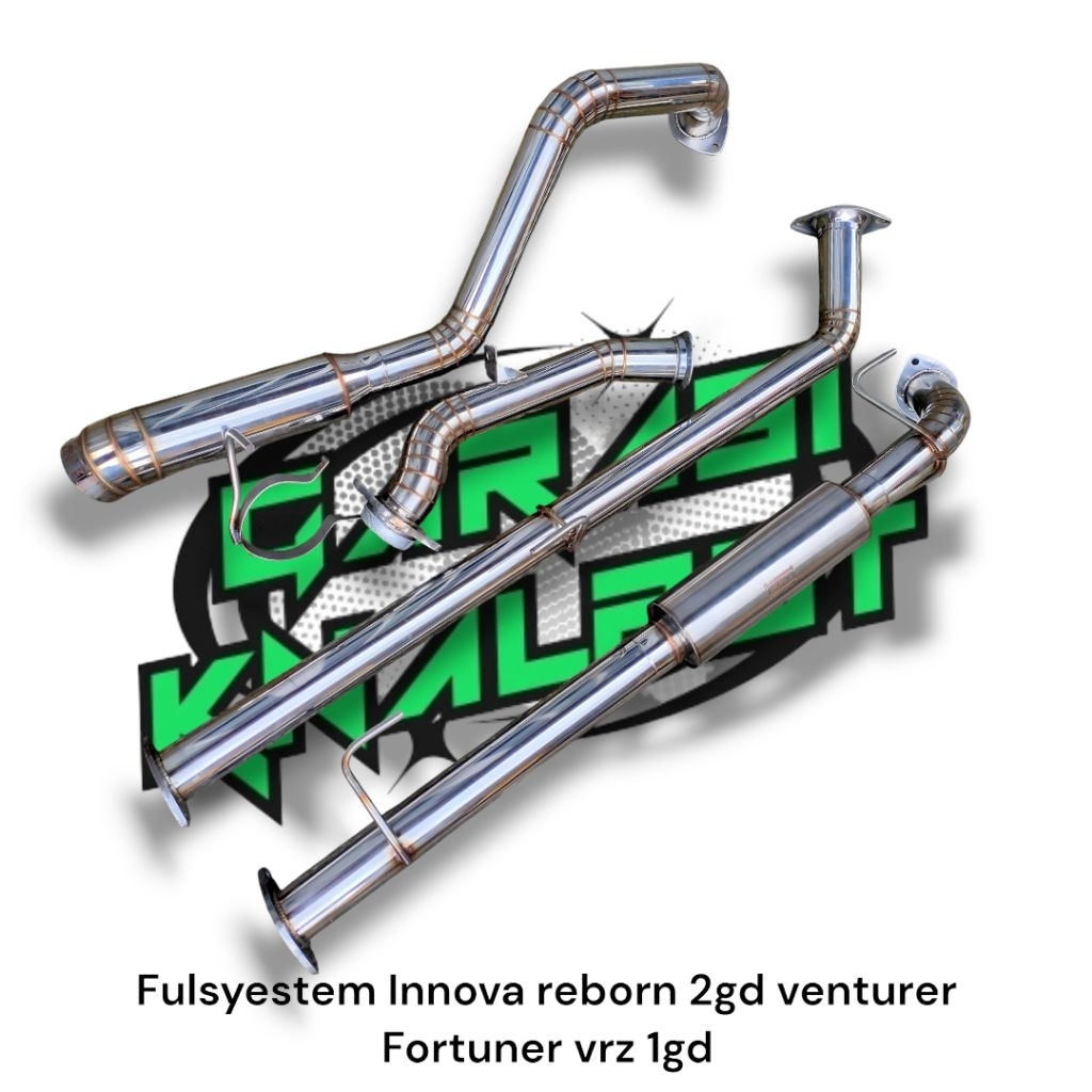 KNALPOT FULL SYSTEM INNOVA 2GD FORTUNER VRZ FORTUNER GR