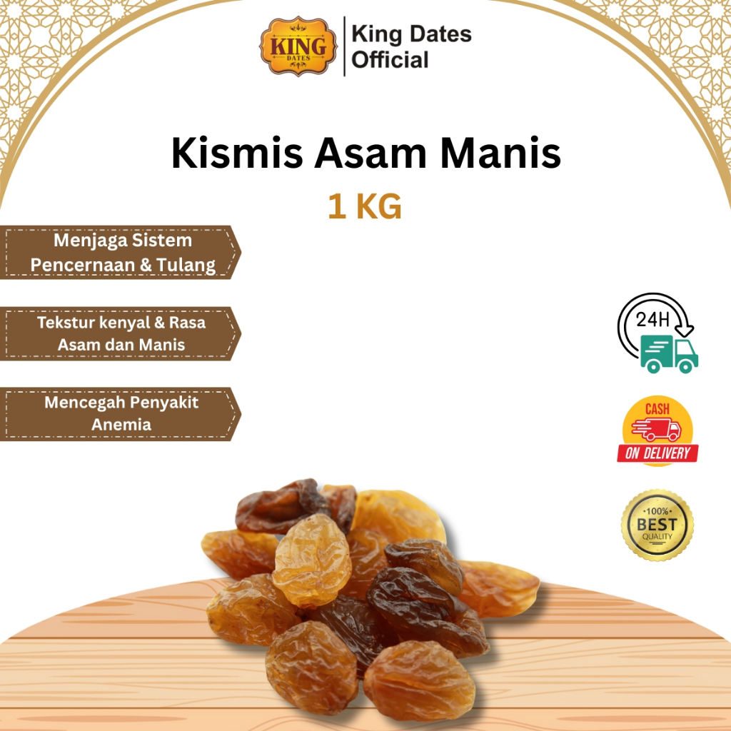 

Kismis Golden Raisin Star 1 Kg Kismis Asam Manis