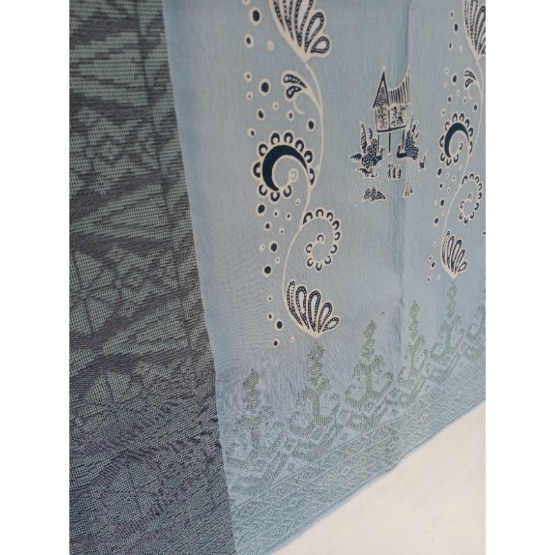 Sarimbit Batik Tulis Bahan Songket (Sarung Selendang + Bahan Baju)