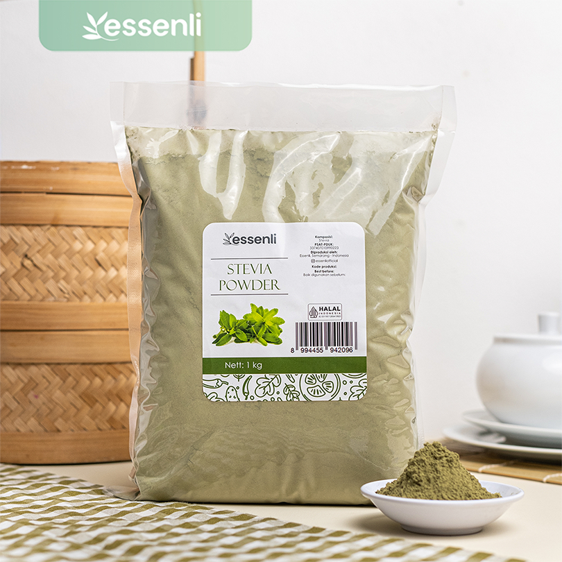 

ESSENLI Daun Stevia Bubuk (Pengganti gula) 1Kg