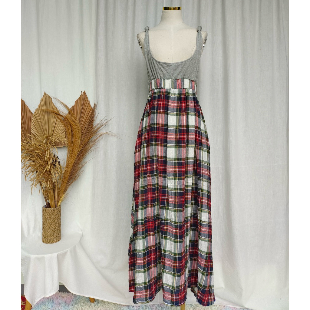 Overall Long Dress Kotak