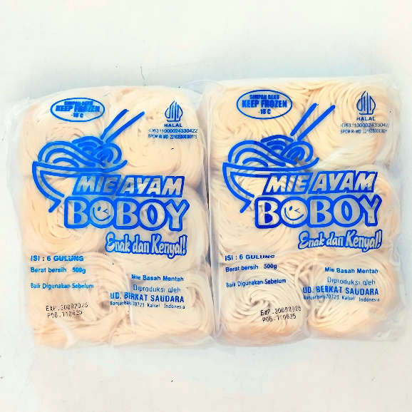 

Mie Basah Serbaguna Boboy Kemasan Isi 6 Gulung Mie Basah Mekar Dan Gurih