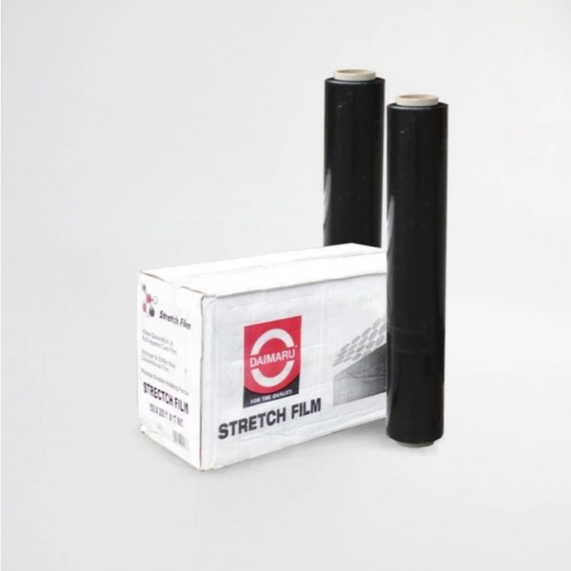 

HLSM - Plastik Wrapping/ Plastik Wrap Stretch Hitam 50cm x 200Y