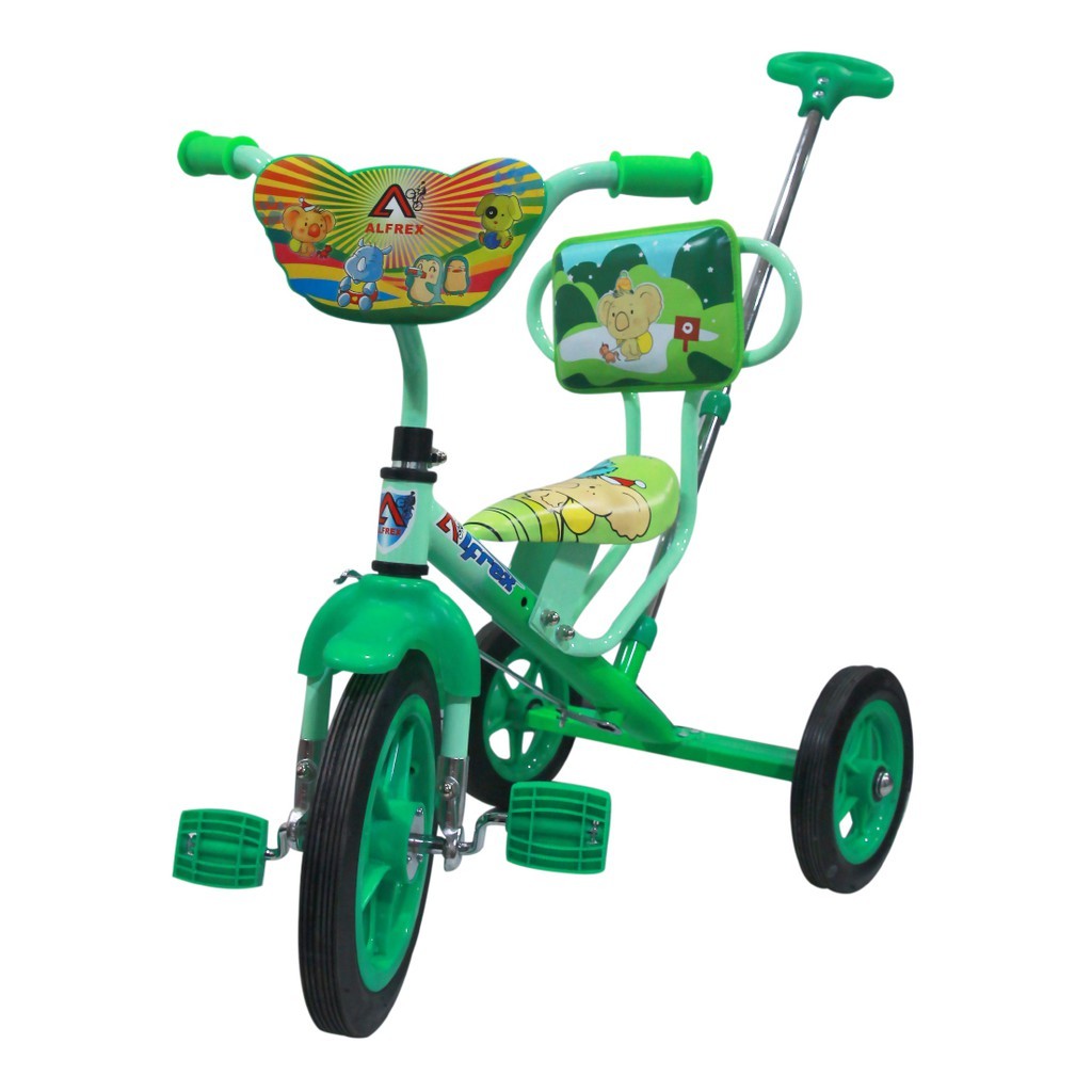 Sepeda Anak Roda Tiga Tricycle Arava Alfrex Cat Dorong / Arava Cat Dorong / Arava Cp Dorong