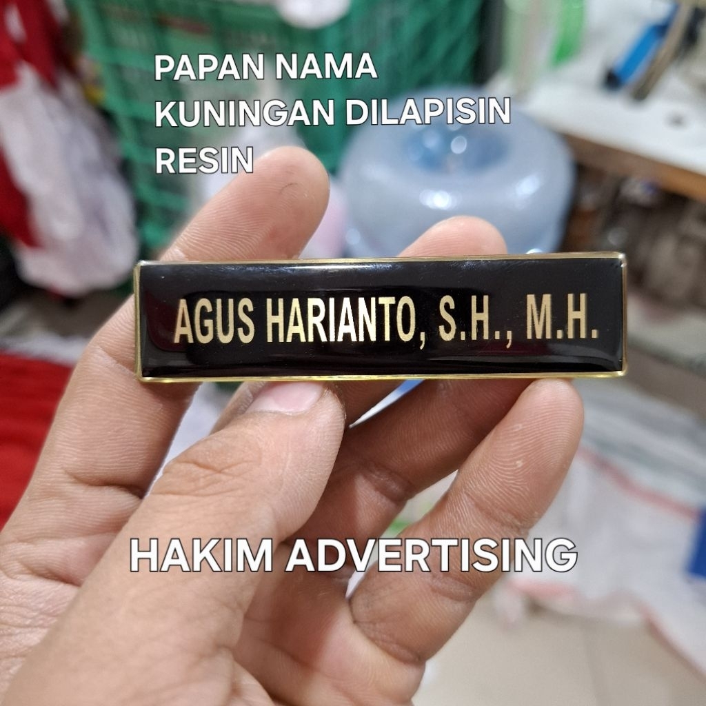 

Papan nama dada kuningan-Magnet berkualitas